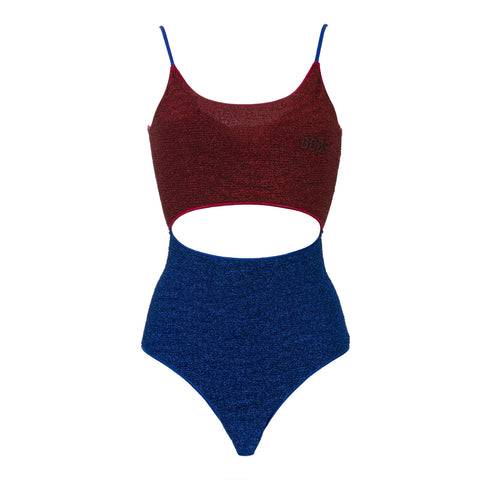 DOUBLE LUREX SWIMSUIT