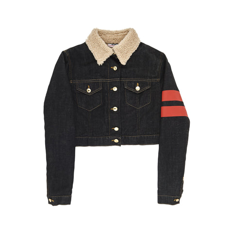 DENIM CROP JACKET