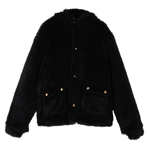 HOODED BUTTONS JACKET