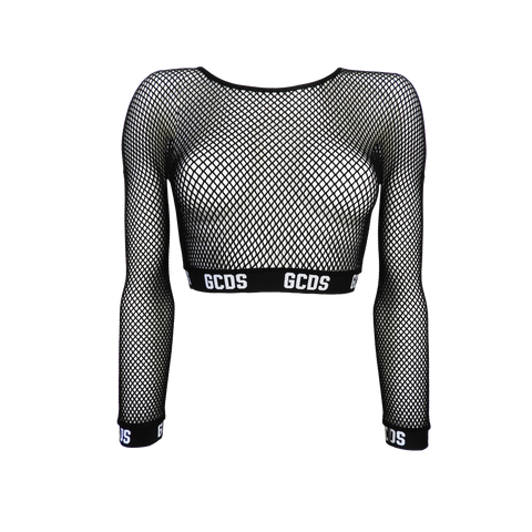 FISHNET CROP TOP