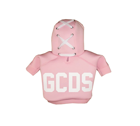 PINK LOGO HOODIE