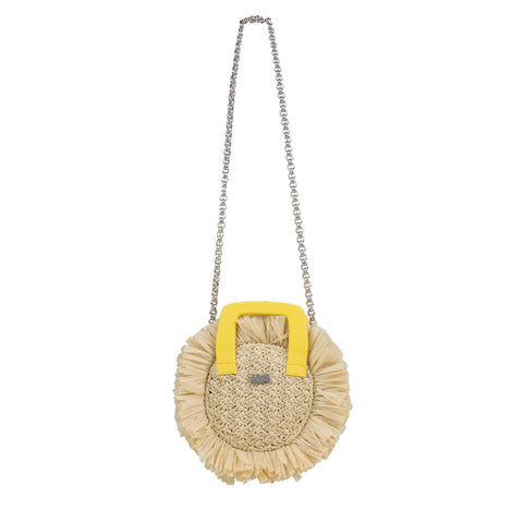 WOVEN ROUNDY RAFFIA