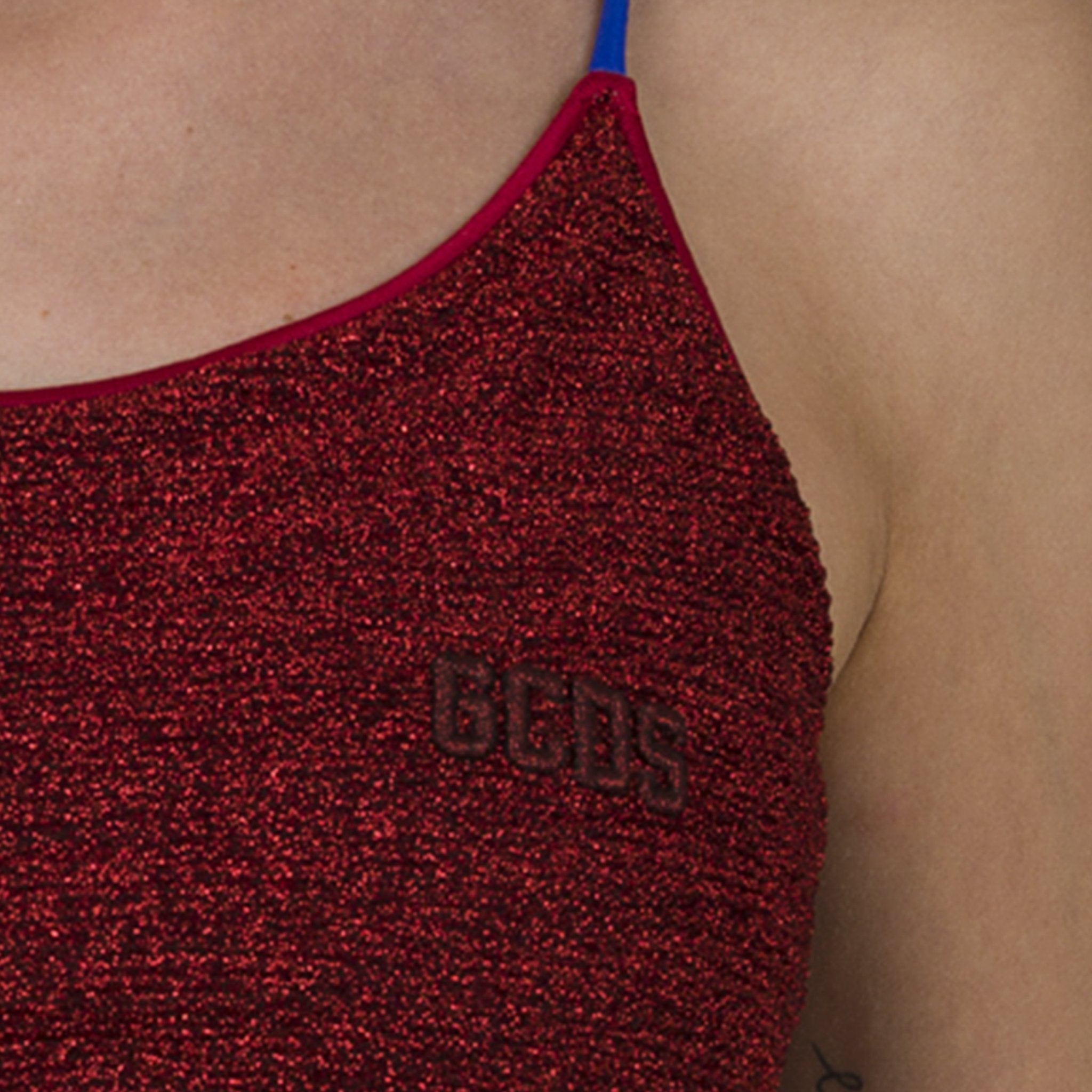 DOUBLE LUREX SWIMSUIT