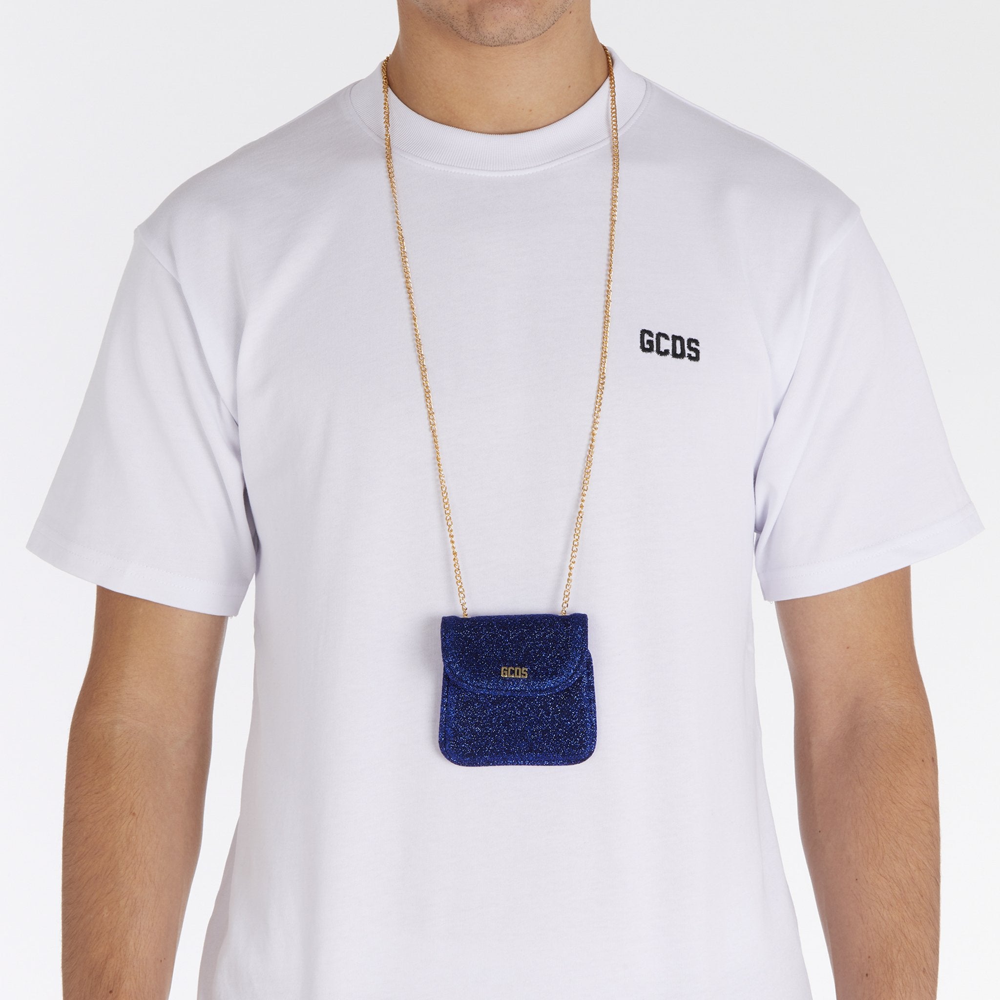 CREDIT CARD LUREX NECKBAG