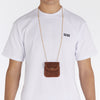 CREDIT CARD LUREX NECKBAG