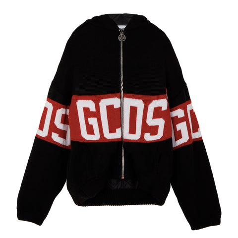 LOGO KNITTED BOMBER