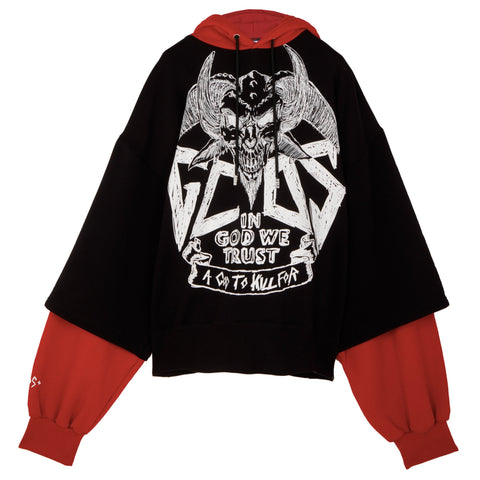 MAXI DEVIL DOUBLE HOODIE