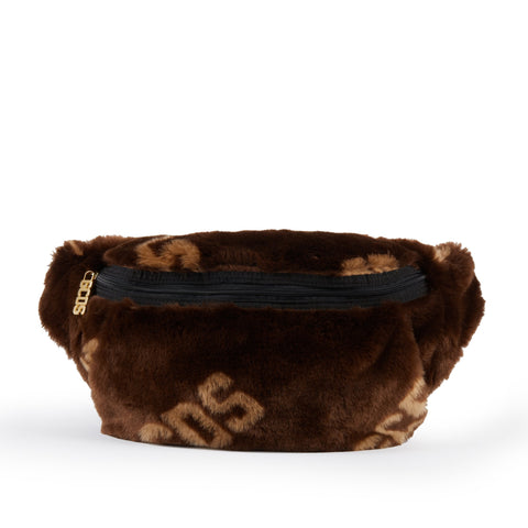 FUR PATCHWORK POUCH