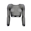 FISHNET CROP TOP